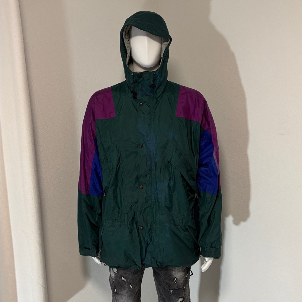 The North Face Mountain Parka Colorblock 90’s Gore-Tex Rain Jacket